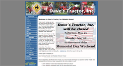 Desktop Screenshot of davestractor.com